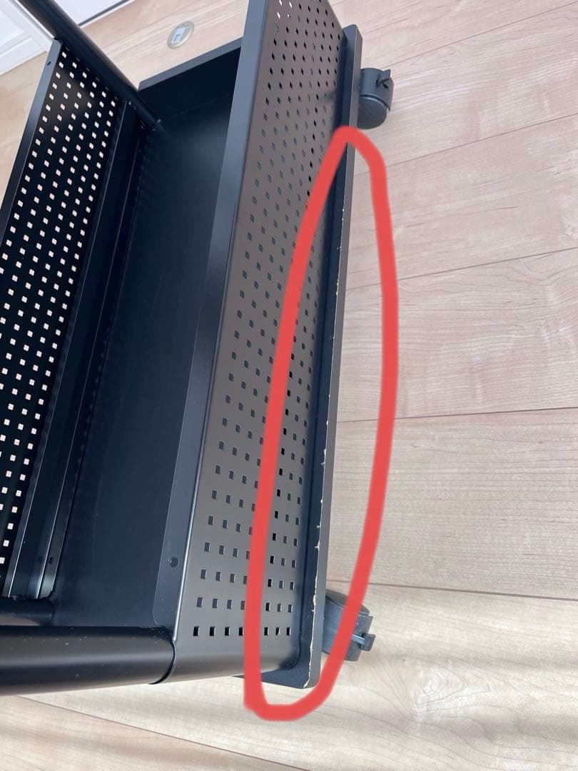 Bauhutte バウヒュッテ 昇降式 PCワゴンBHD-670H-BK