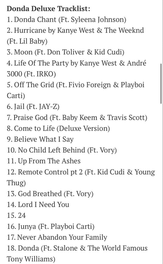 ⚠️訳あり新品未開封Kanye West/Donda Deluxe 4枚レコード
