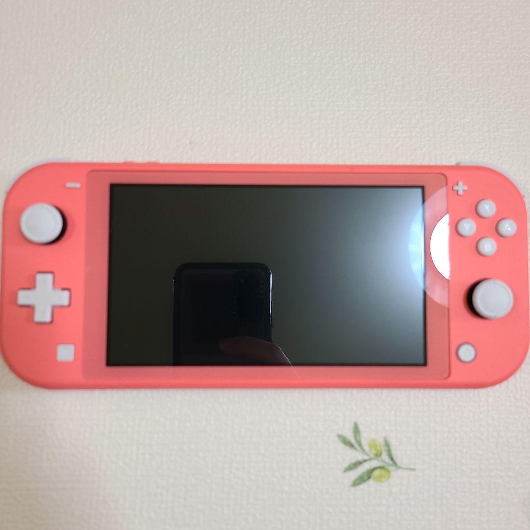 Nintendo Switch Lite コーラル 充電器・mSD 付き