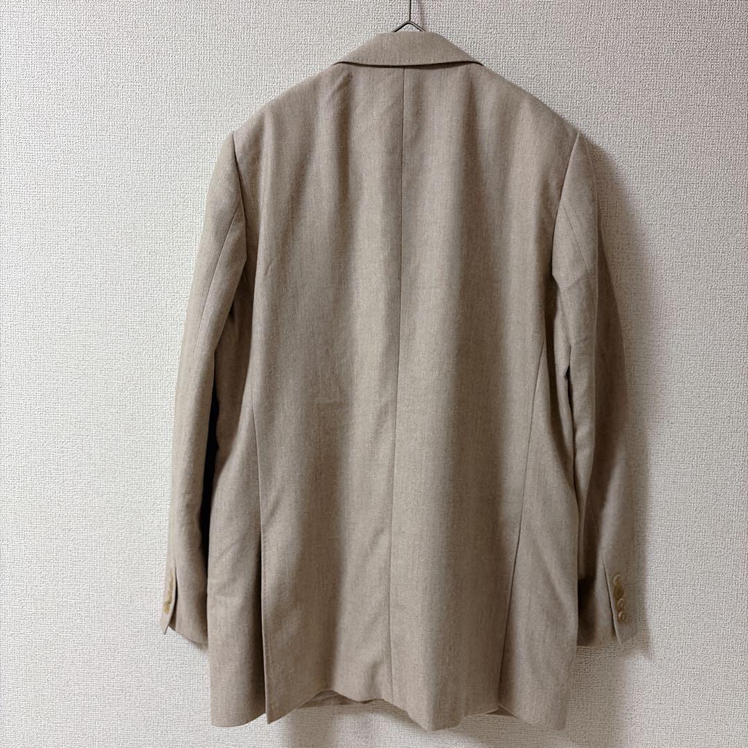 【ランバン】LANVIN テーラードジャケット　ウール　メンズ　ベージュ　Ｒ48