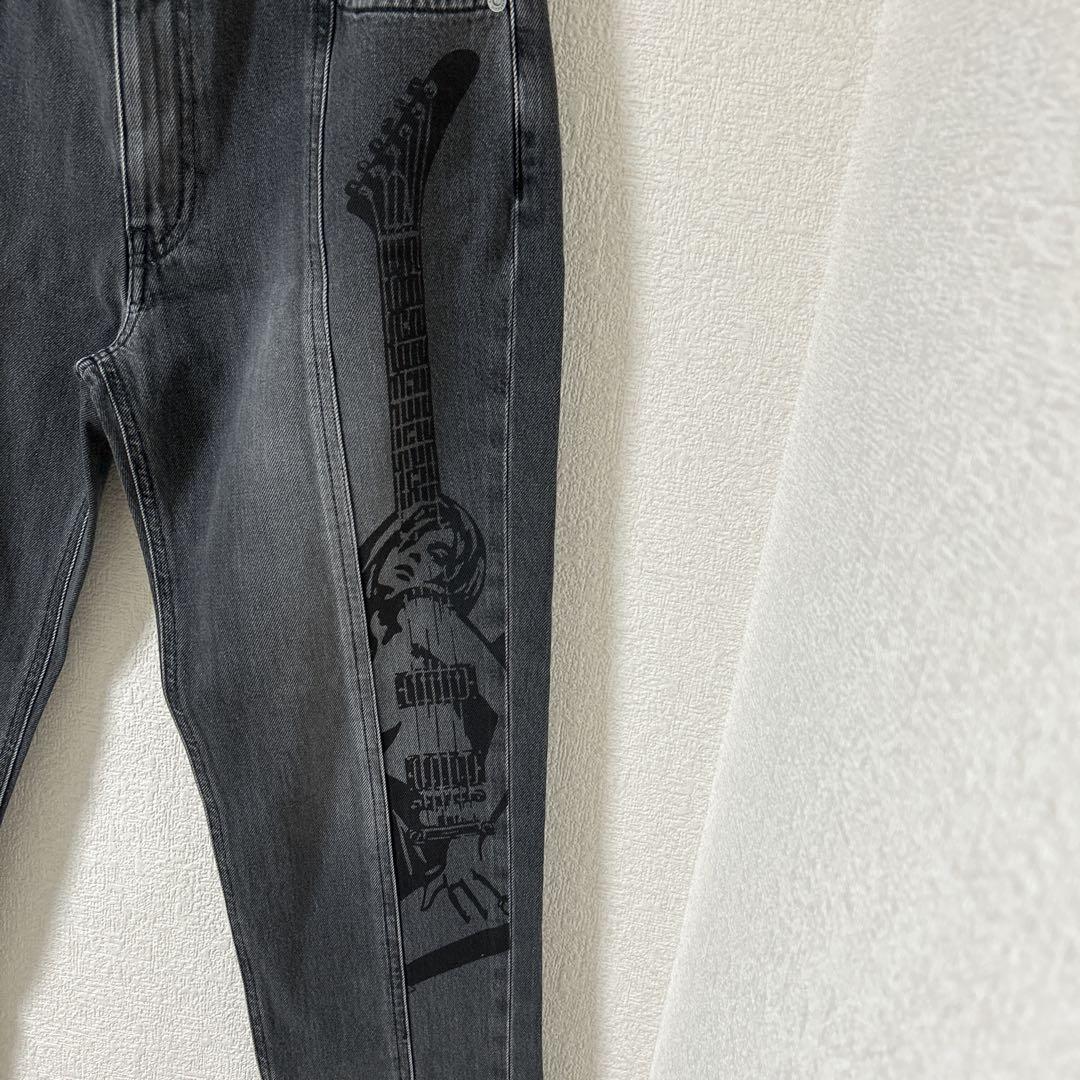 新品 ヒステリックグラマー GUITAR GIRL センタースリットデニムパンツ
