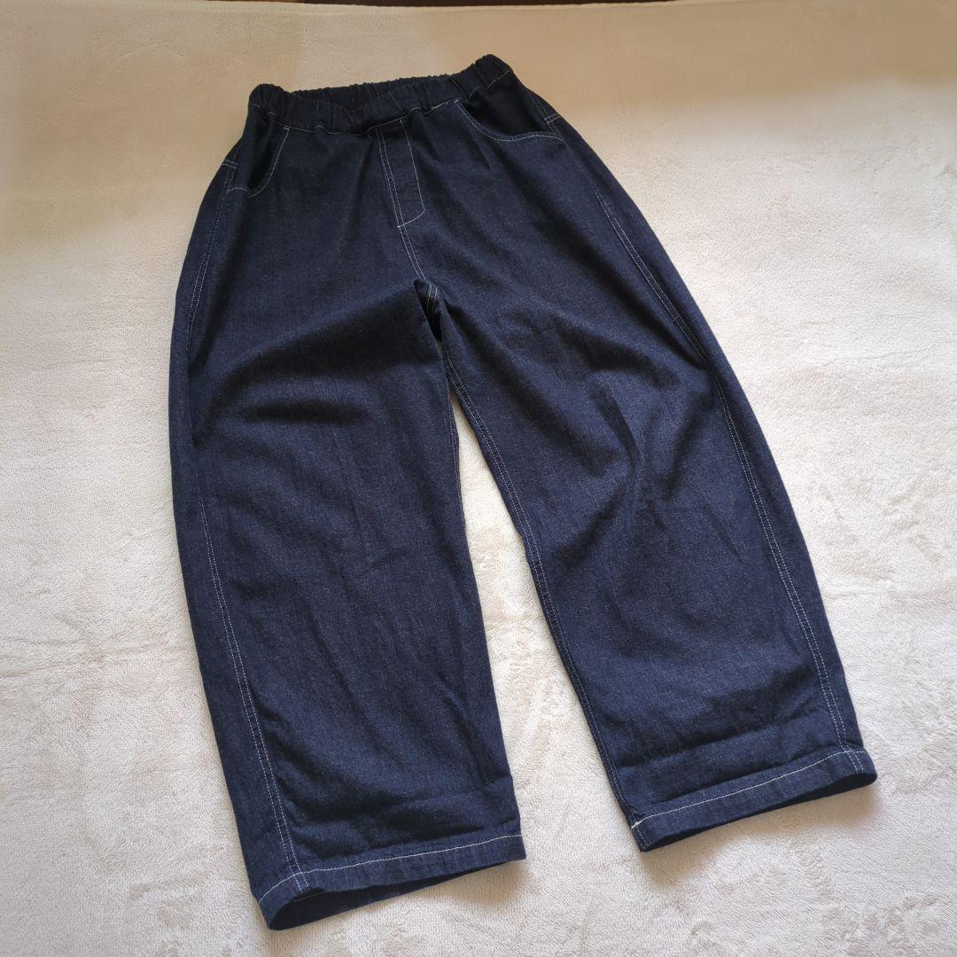 NARU 8ozムラデニムノッポパンツ　インディゴ