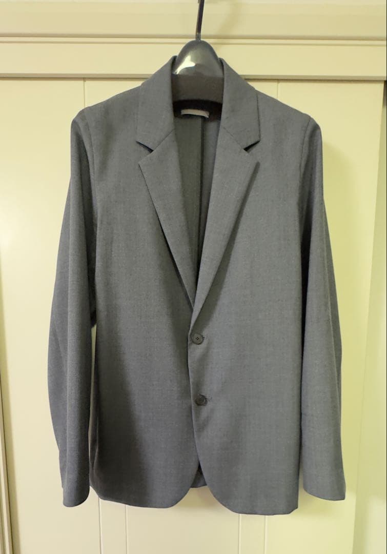 【ATON 】WOOL TROPICAL セットアップ　GRAY