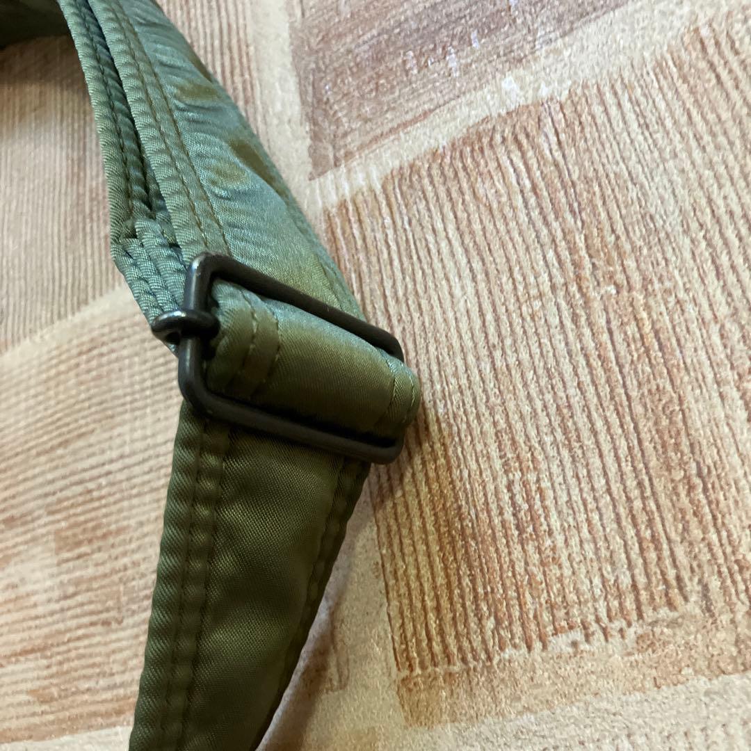 【美品】PORTER ポーター ・2WAY ボストン タンカー ・セージグリーン