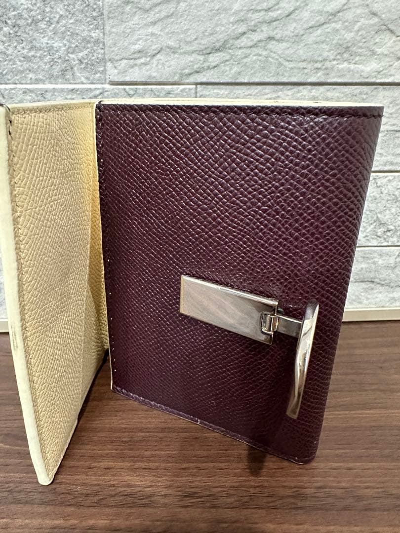 BVLGARI ブルガリ バイカラー三つ折り財布
