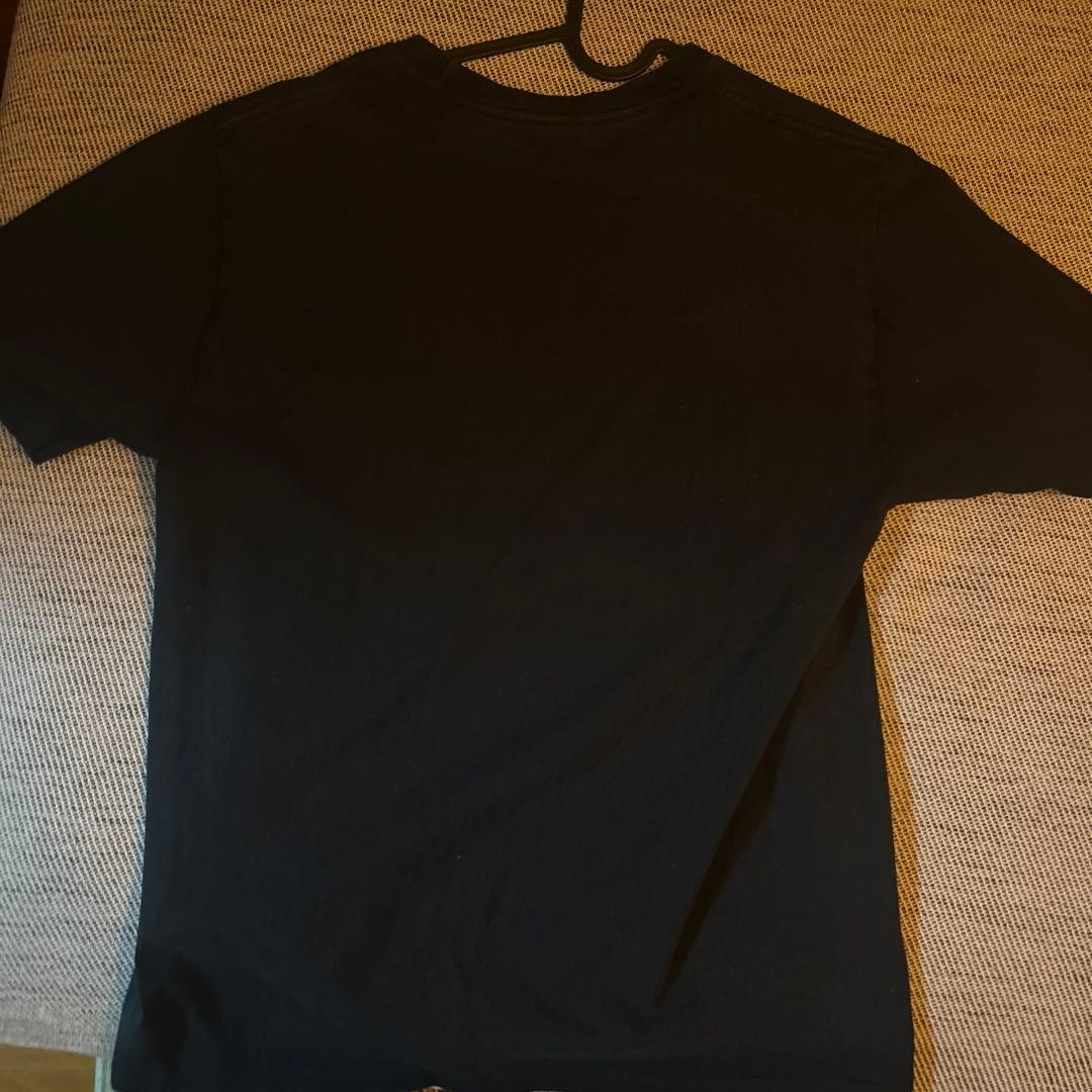 2*マ様 BAPE エイプヘッド Tシャツ L ブラック 黒 赤ロゴ 美品 スト
