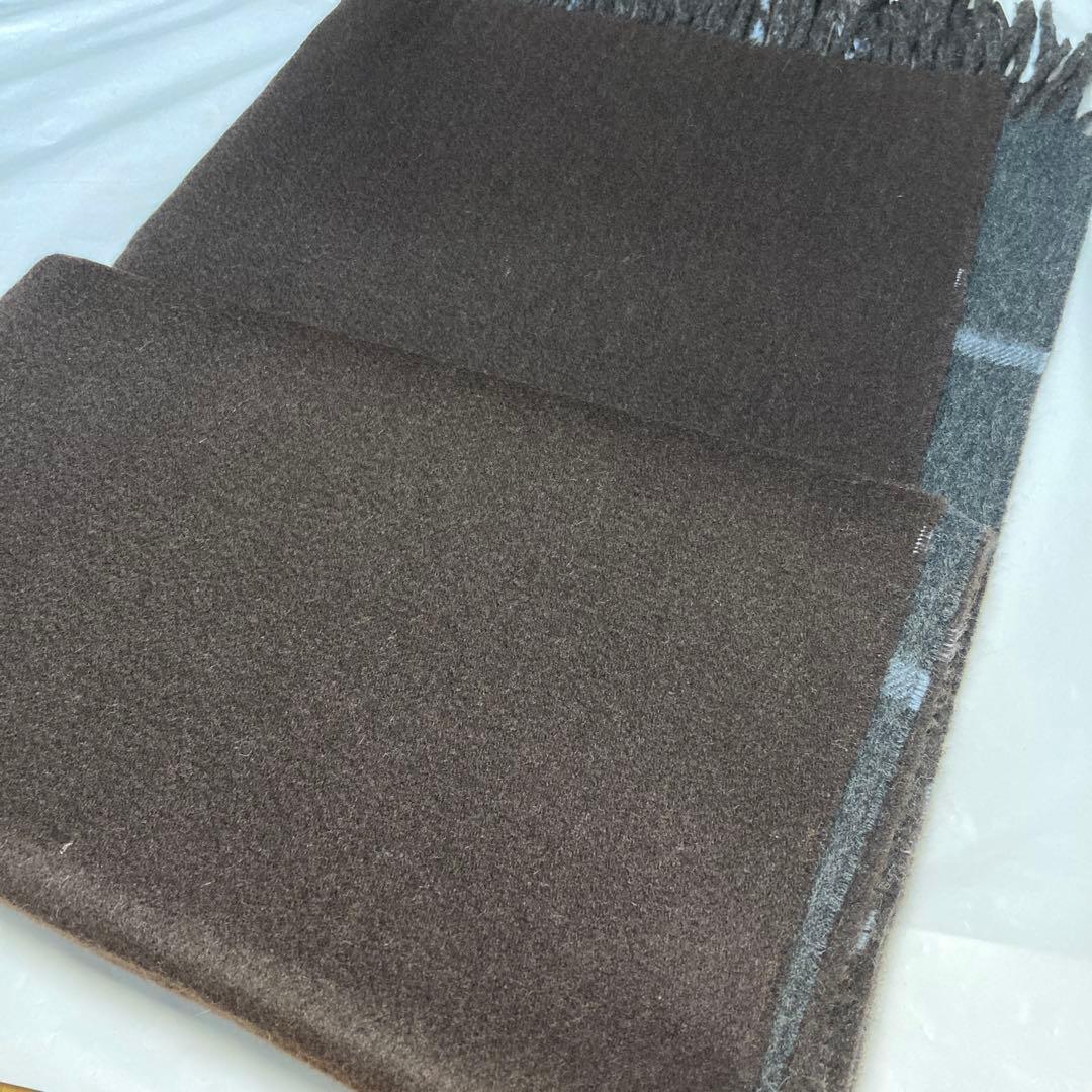 専用 極美品 ジョシュアエリス カシミヤ100％ 大判 リバーシブル 国内正規品
