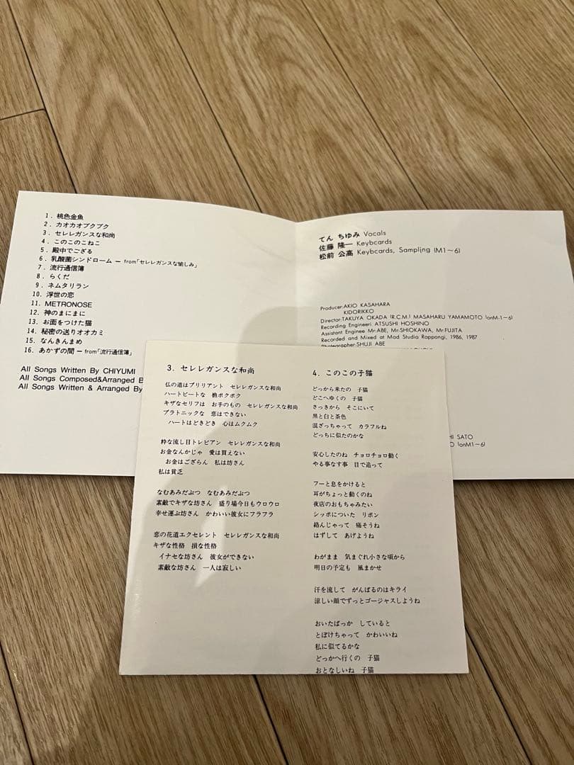 きどりっこ CD テクノポップ キャプテンレコード　レア