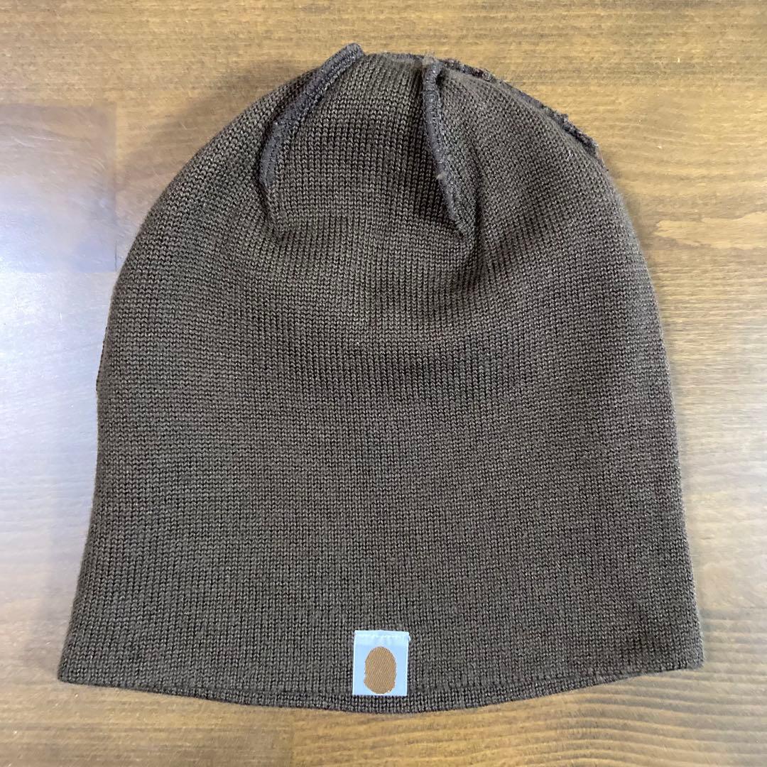 A BATHING APE ビーニー スタ ニット帽 茶色