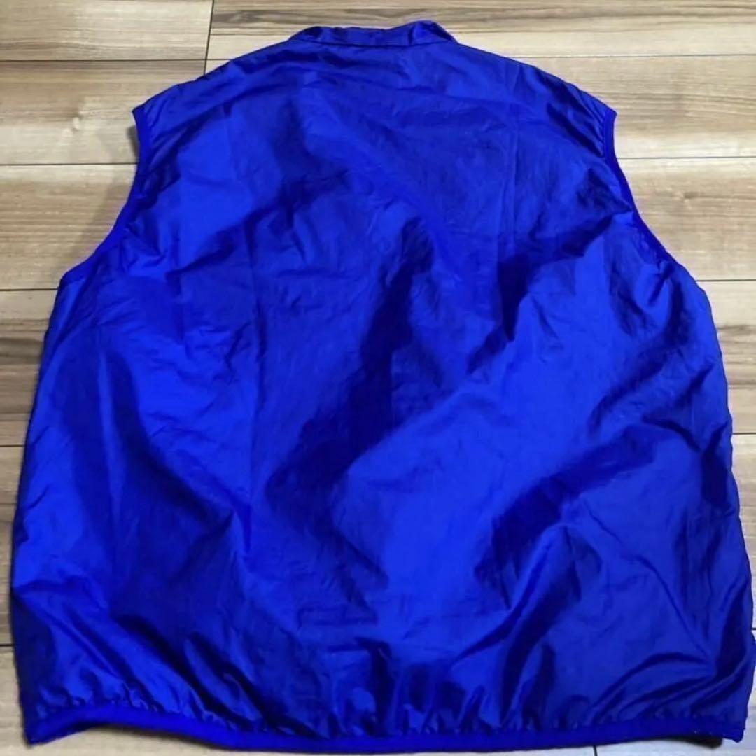 Patagoniaパタゴニアパフボールベストダウンベストプルオーバーブルーリボン