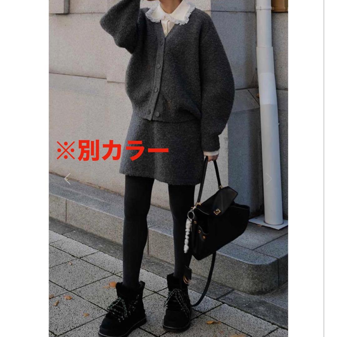 未使用 MACHATT マチャット 25AW ブークレカーディガン ブラック