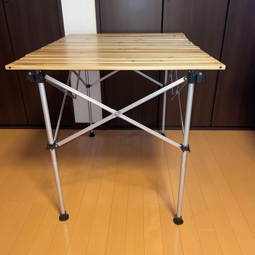 Coleman ナチュラルウッドロールテーブル　90