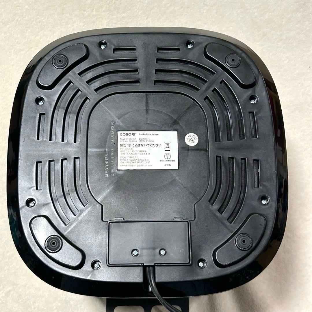 【美品】COSORI ノンフライヤー 4.7L 大容量 CAF-L501-KJP