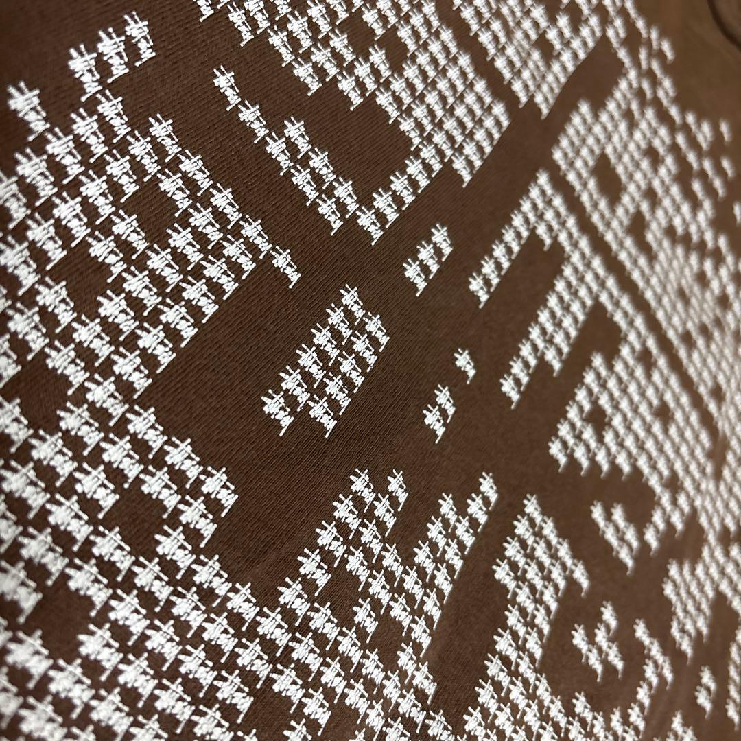 2000年代メキシコ製】stussyグラフィックプリントTシャツ総柄ロゴ