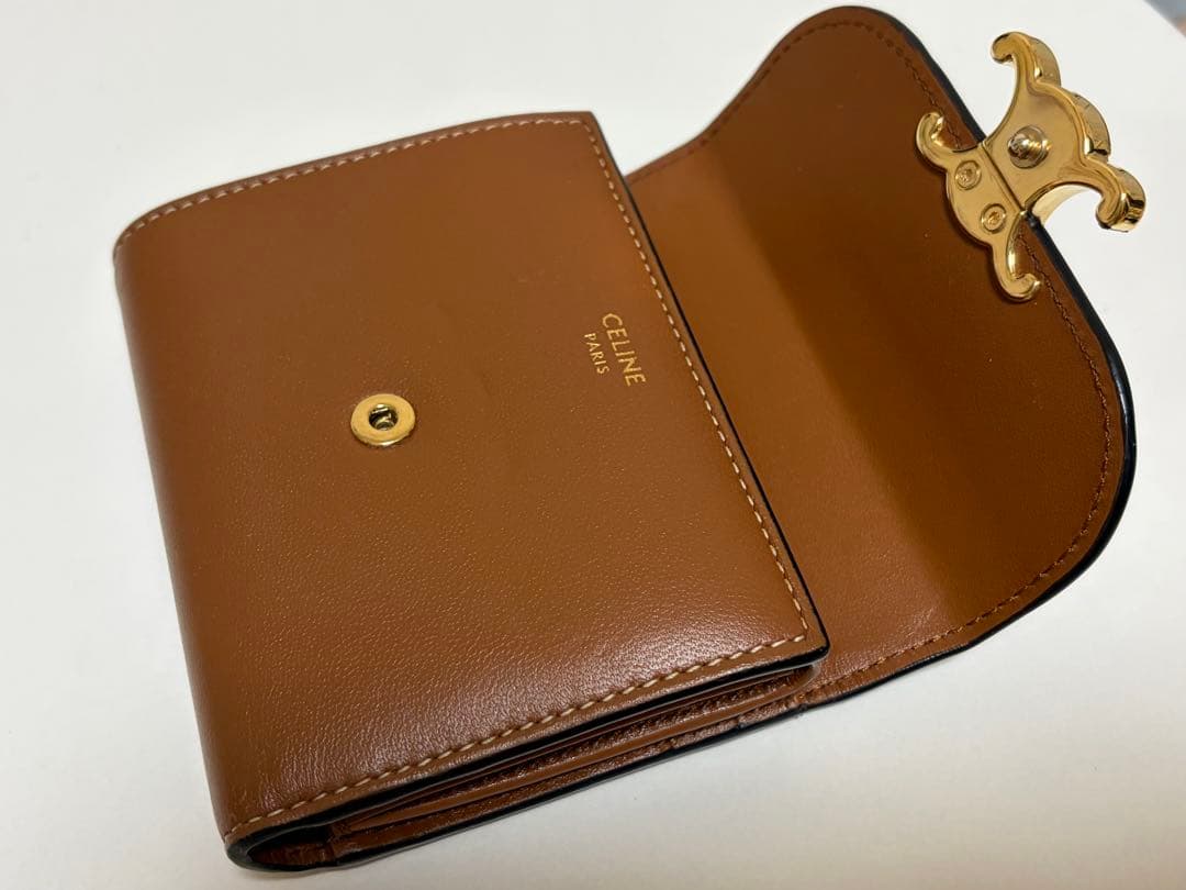 【あるか】セリーヌCELINE トリオンフ三つ折り財布