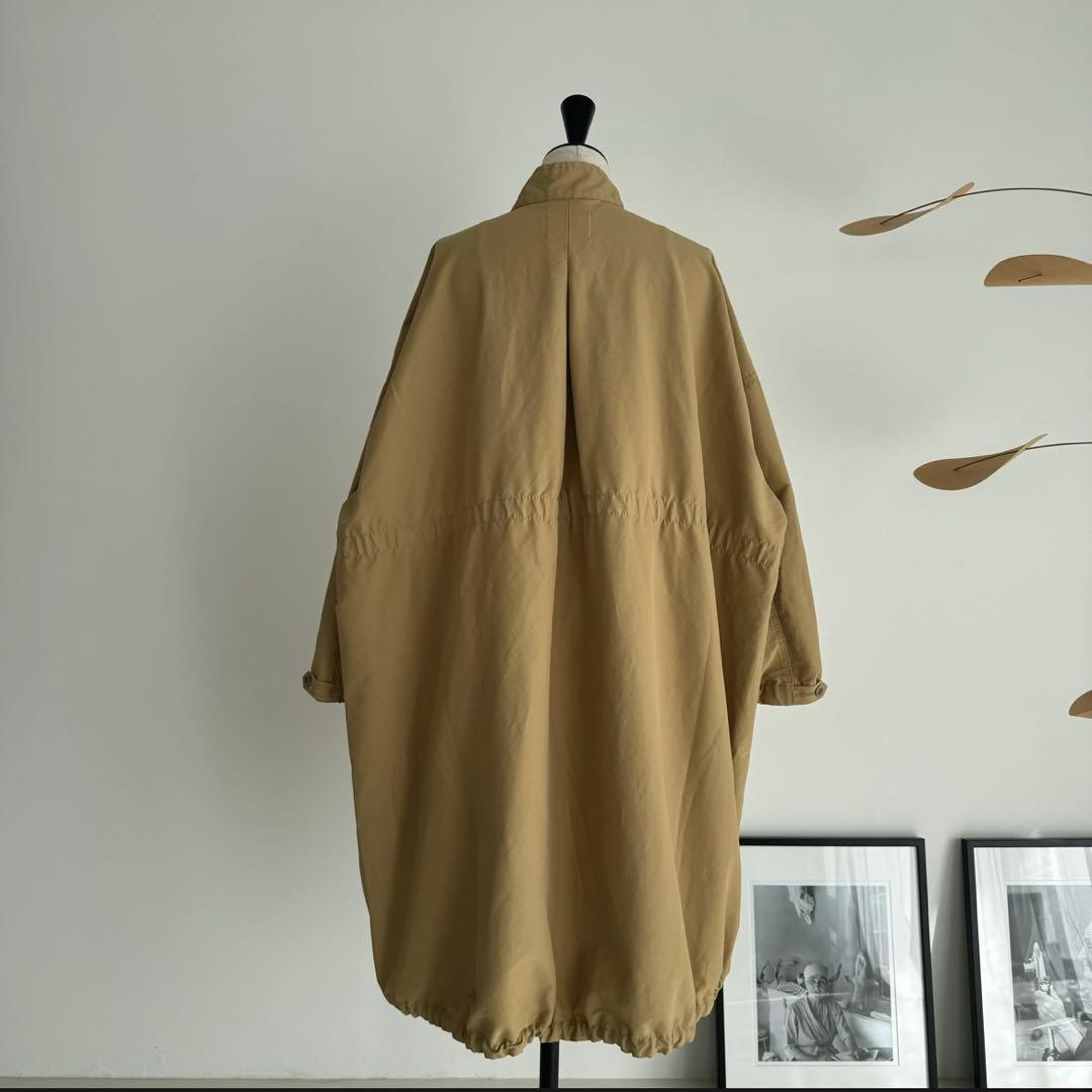 ジャケット・アウター argue COTTON NYLON M-65 HALF COAT/CAMEL