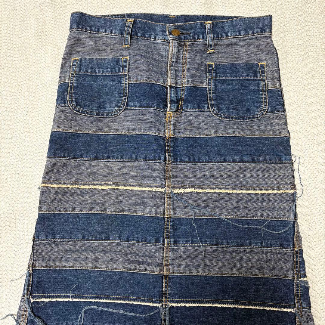専用 ヒステリックグラマー 初期 ウミヘビ ツギハギ ロングデニムスカート M
