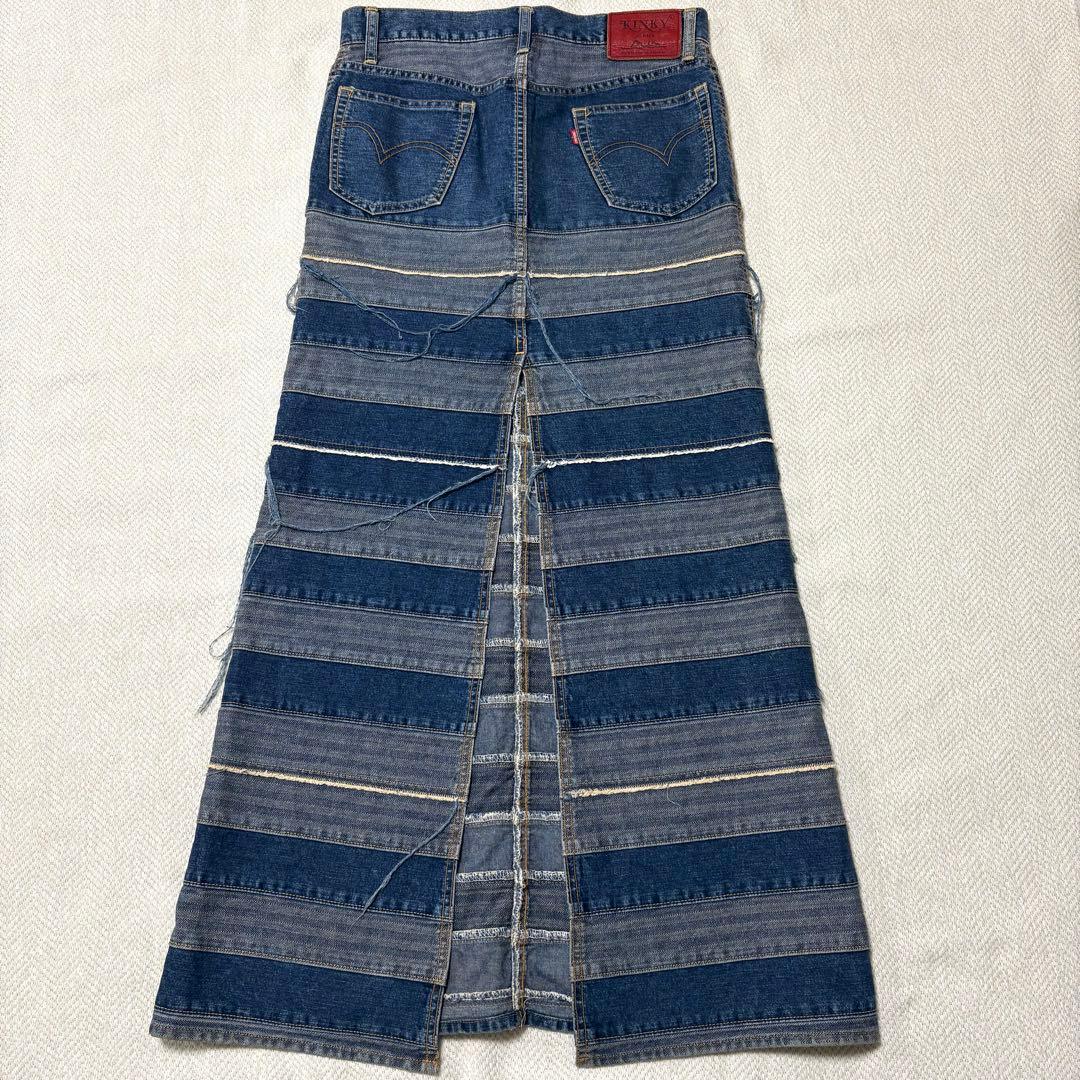 専用 ヒステリックグラマー 初期 ウミヘビ ツギハギ ロングデニムスカート M