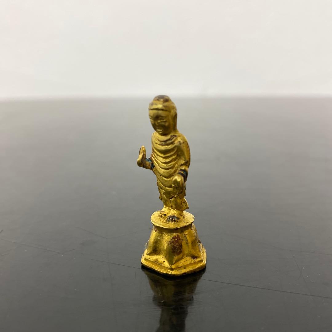 仏教美術 朝鮮 金銅仏 古銅新羅仏 如来立像 高麗仏