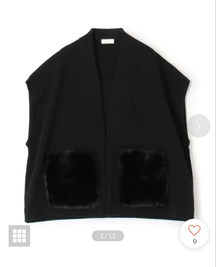 【新品】ボールジー ウールポリエステルミラノリブ ショートスリーブカーディガン