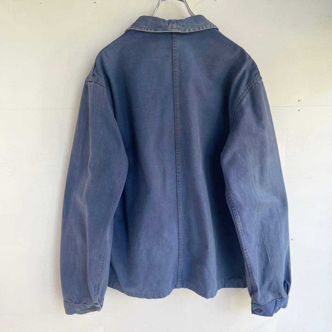 60s 70s フレンチ カバーオール ワークジャケット ヴィンテージ 古着