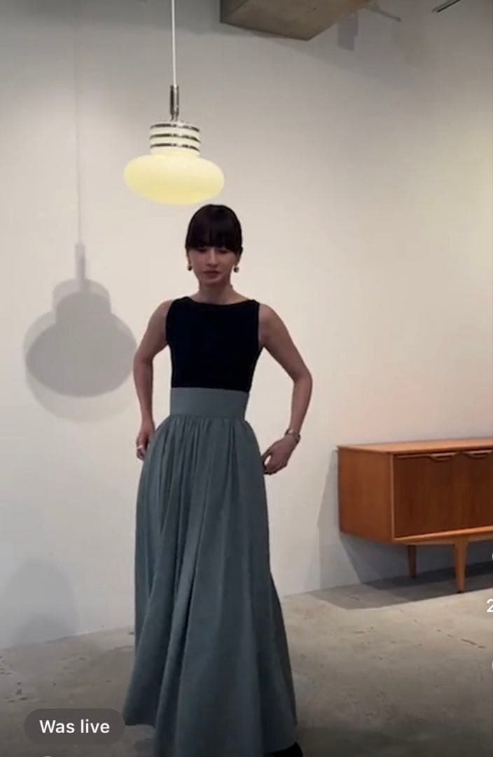 CLANE Volume Maxi Skirt ボリュームマキシスカート