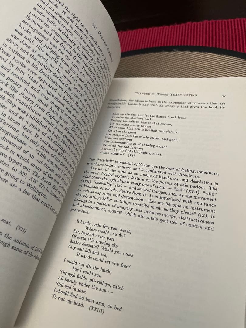 MY PROPER GROUND （Philip Larkin）
