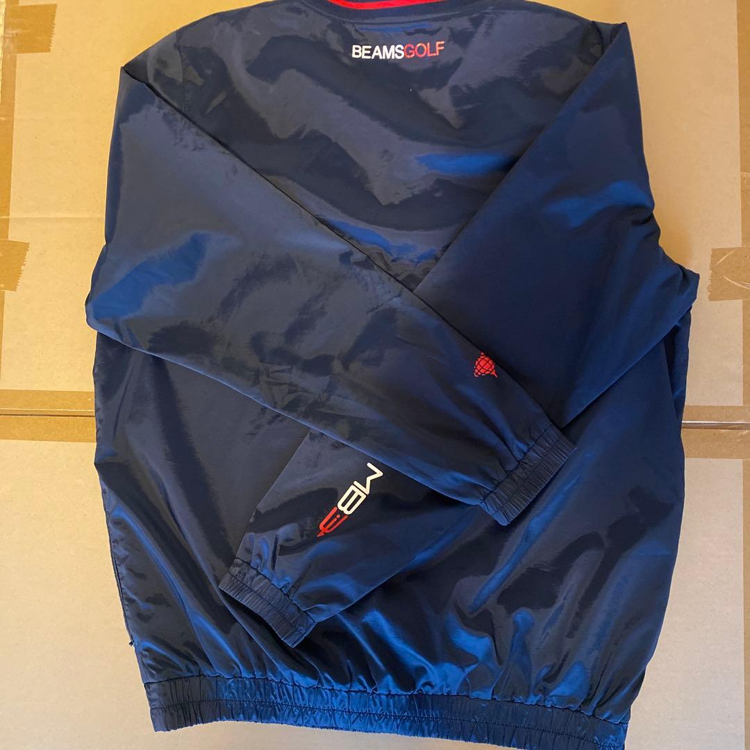 BEAMS GOLF ネイビー Vネックジャケット