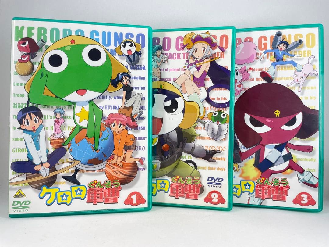 ケロロ軍曹 全１３巻セット ( シーズン１) DVD ★ １０～１３巻は未開封★