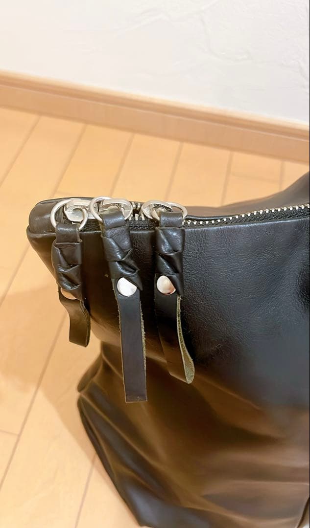 cornelian taurus コーネリアンタウラス レザーボストンバッグ黒