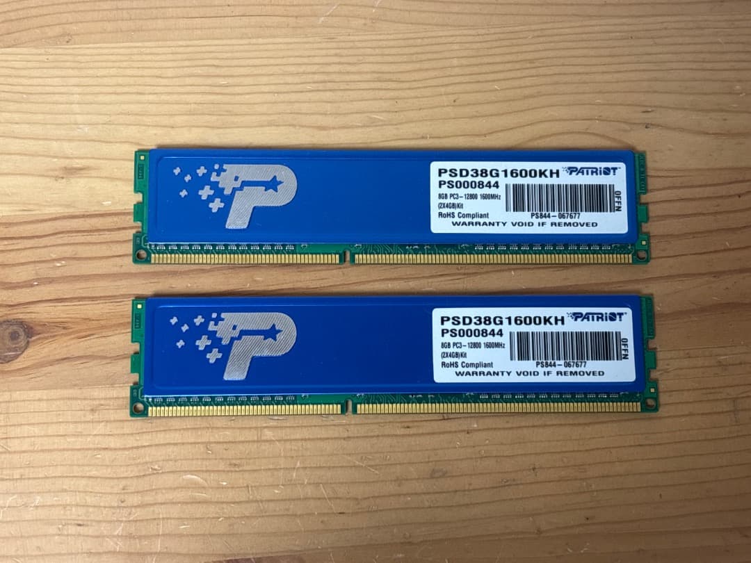 動作確認済み　メモリセット32GB 16GB×2 8GB×2 pc3ddr4枚