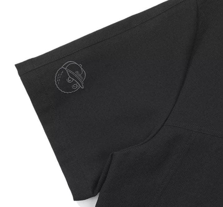 Malbonゴルフメンズ セットアップ ブラックL半袖トップス＋ショートパンツ✨