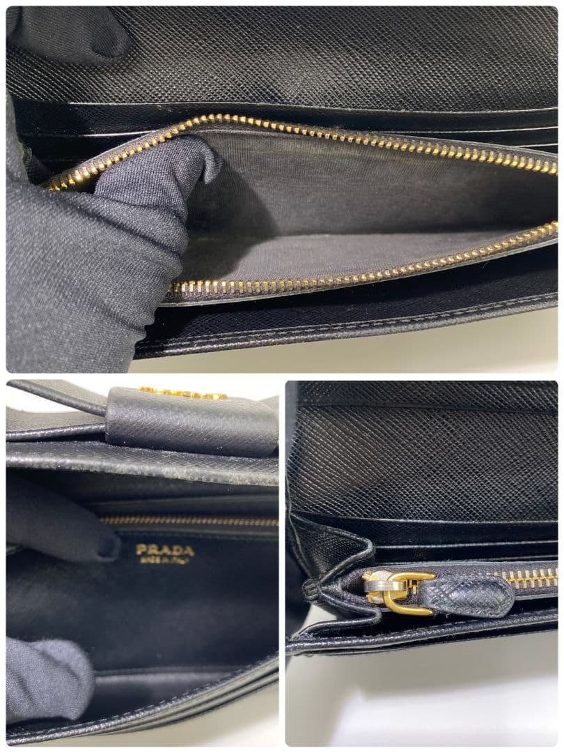 極美品✨️PRADA 長財布 フィオッコ リボン