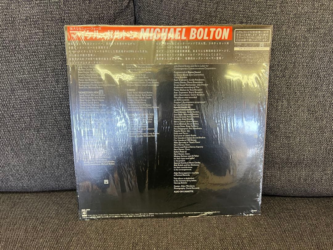 マイケルボルトン 帯付 初期盤 LP洋楽レコード　美品 25AP2609