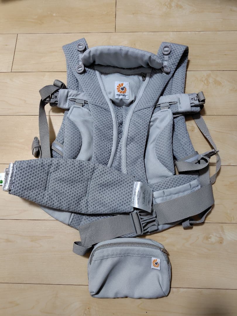 美品 エルゴ オムニブリーズ パールグレイ