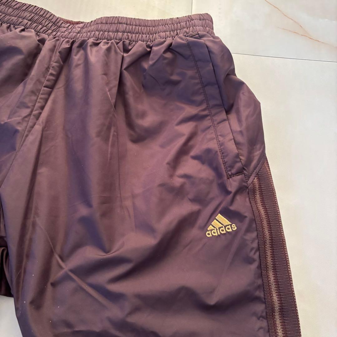 adidas CLIMA365ブラウンゴールドラインジャージ上下セットレディース