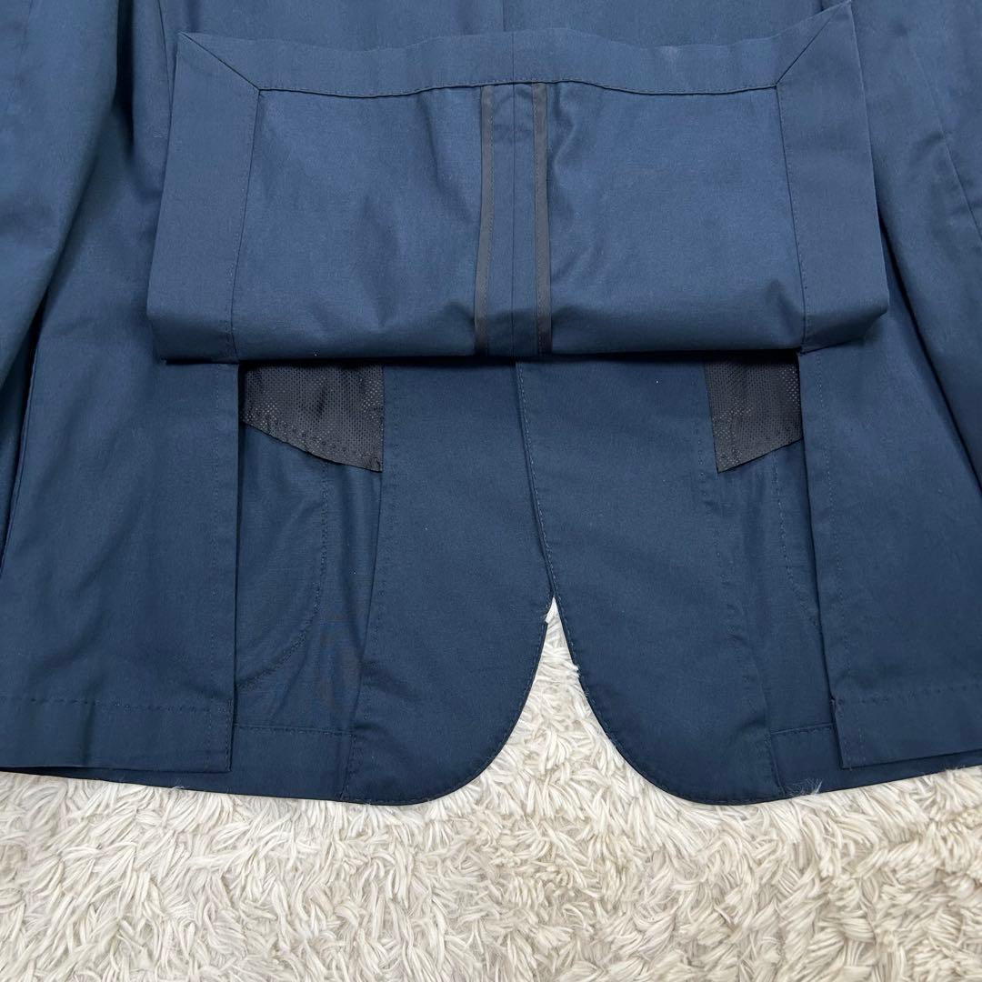 HUGO BOSS ヒューゴボス　テーラードジャケット 52 紺 洗濯可 軽量