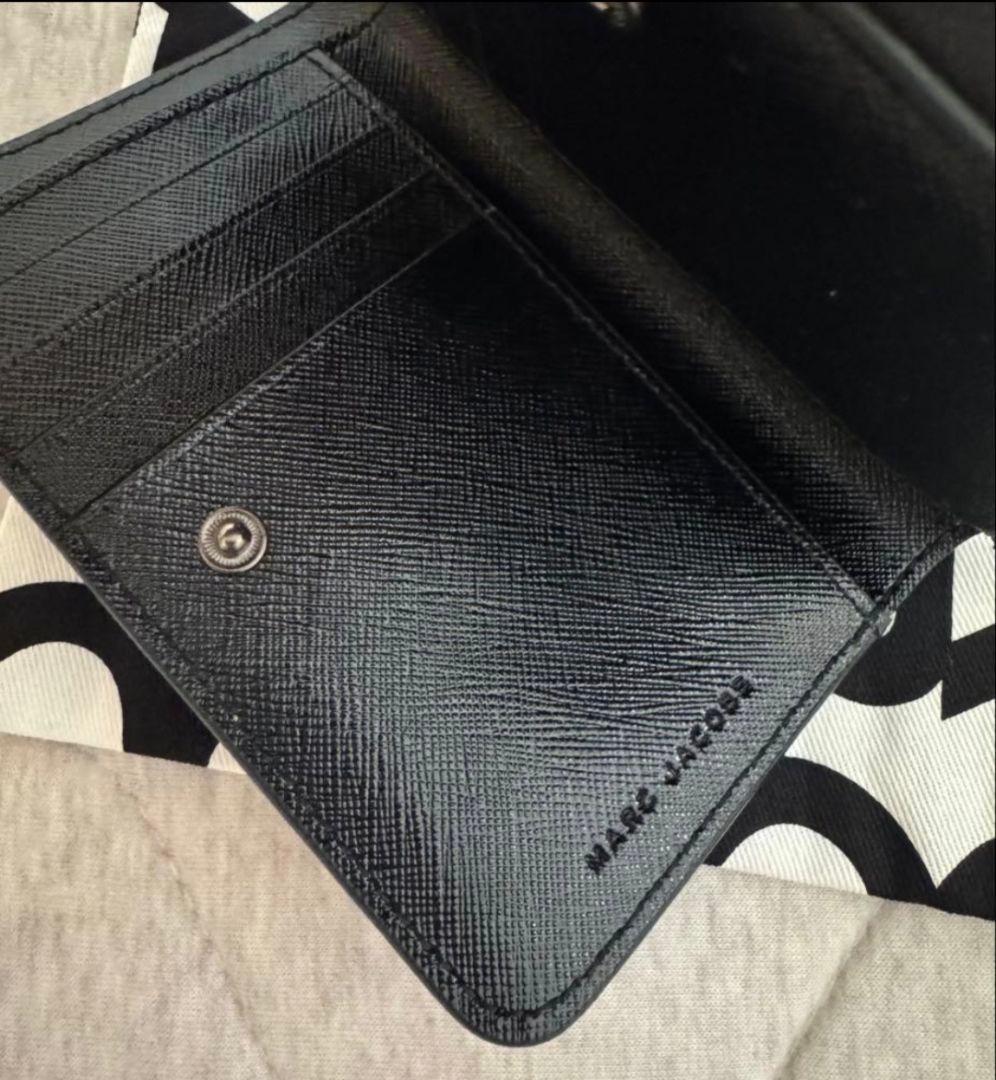 Marc Jacobs ブラック 二つ折り財布 L字ファスナー