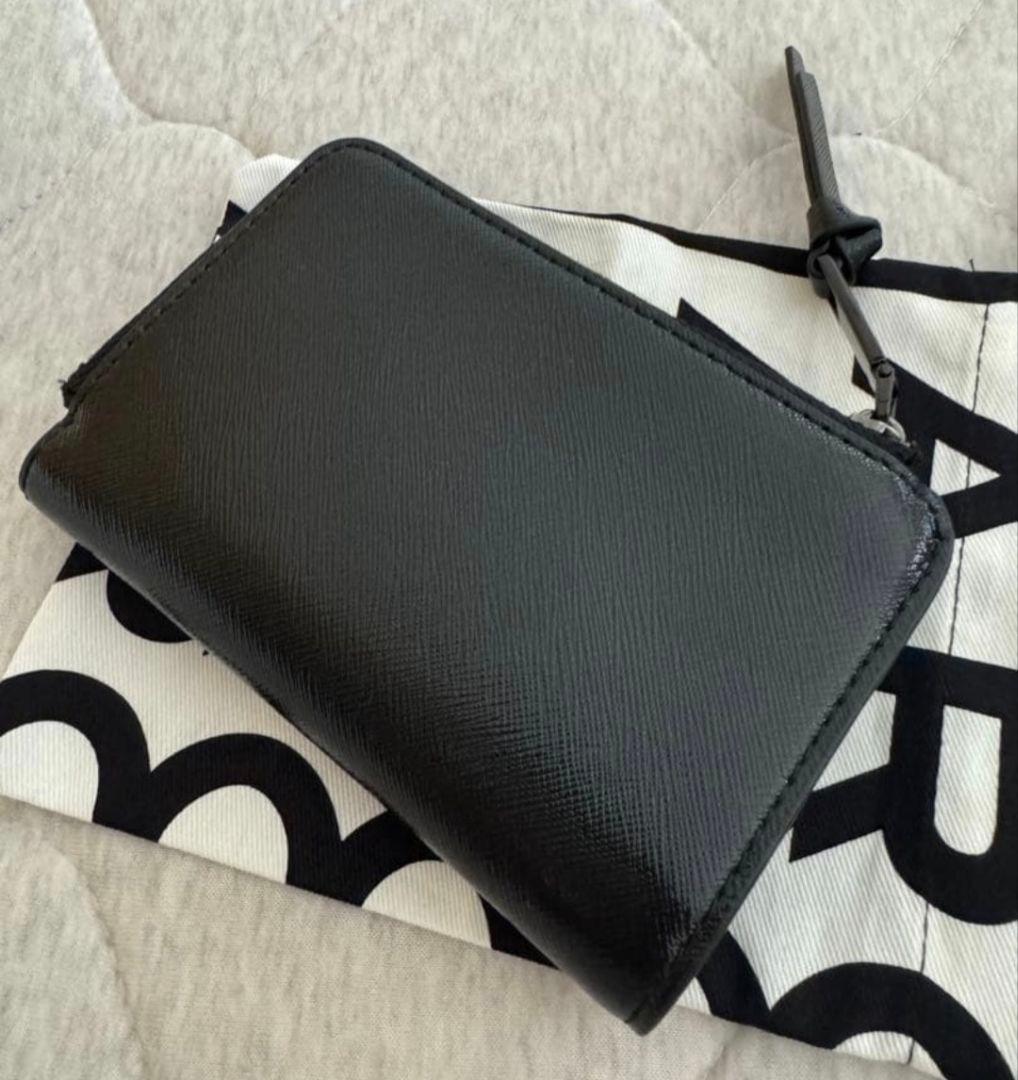 Marc Jacobs ブラック 二つ折り財布 L字ファスナー