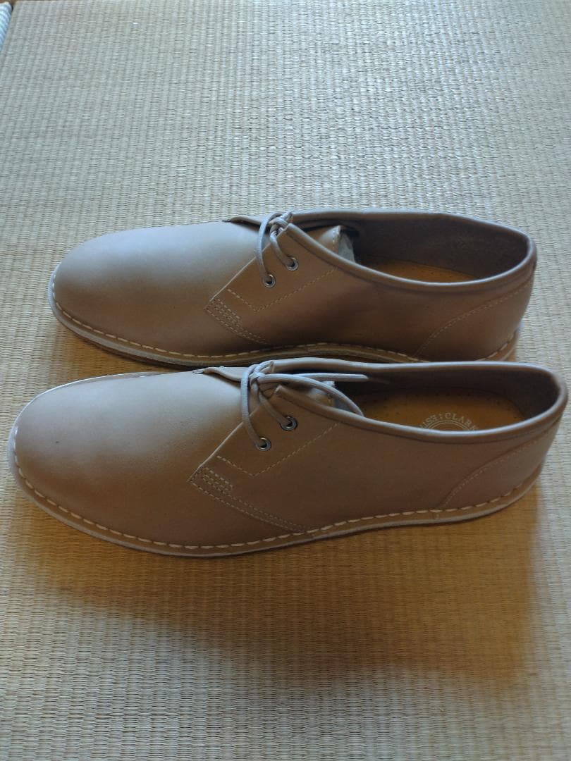 【新品未着用】Clarks Jink ベージュ レザー