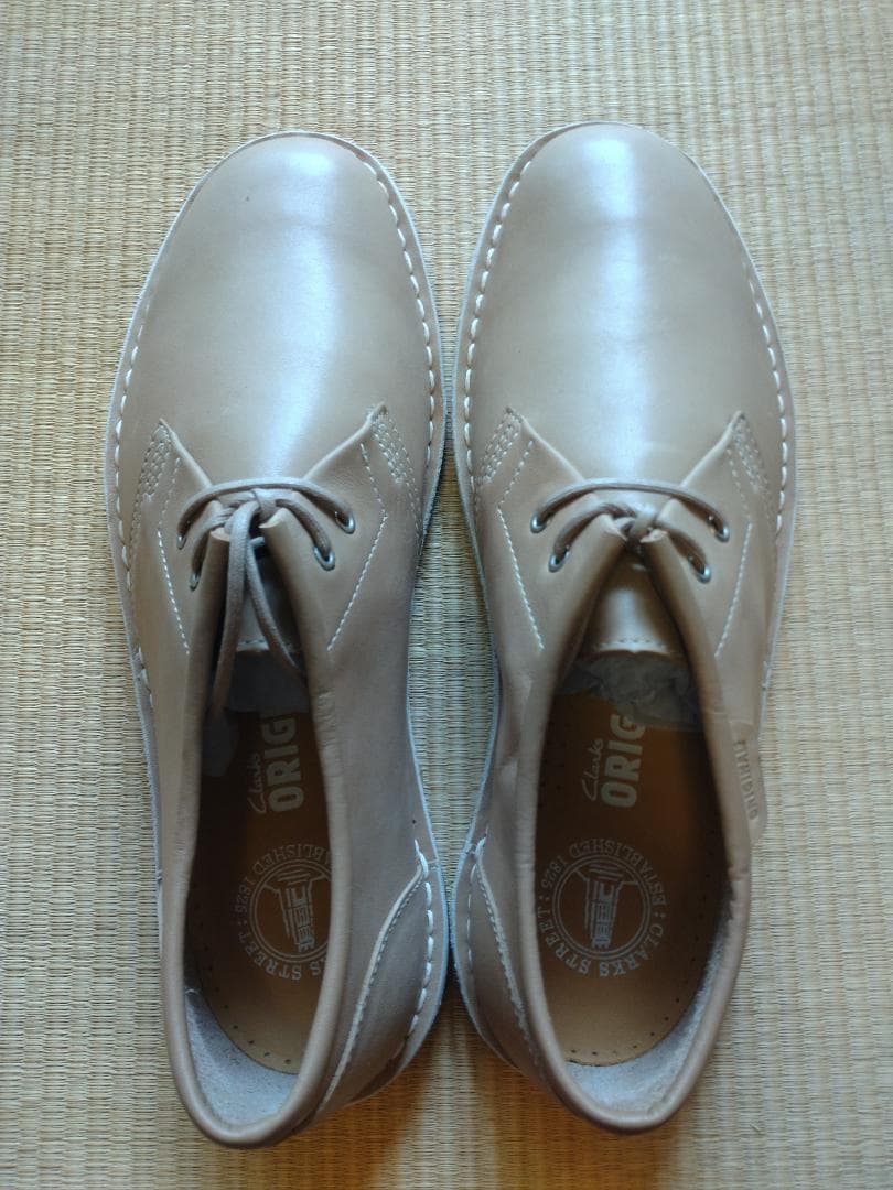 【新品未着用】Clarks Jink ベージュ レザー