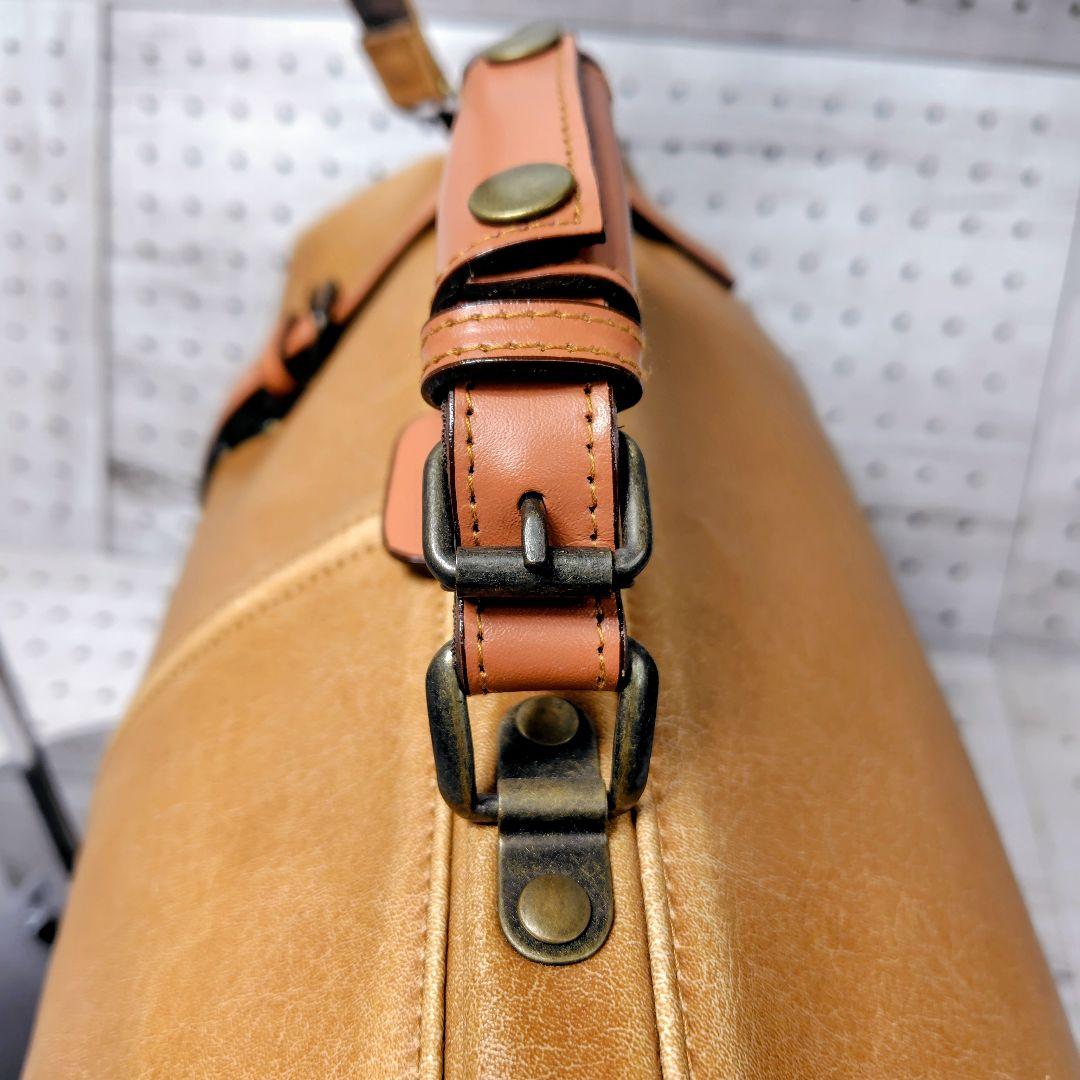 豊岡鞄 ダレス ボストンバッグ キャメル木和田 KI WADA　良品