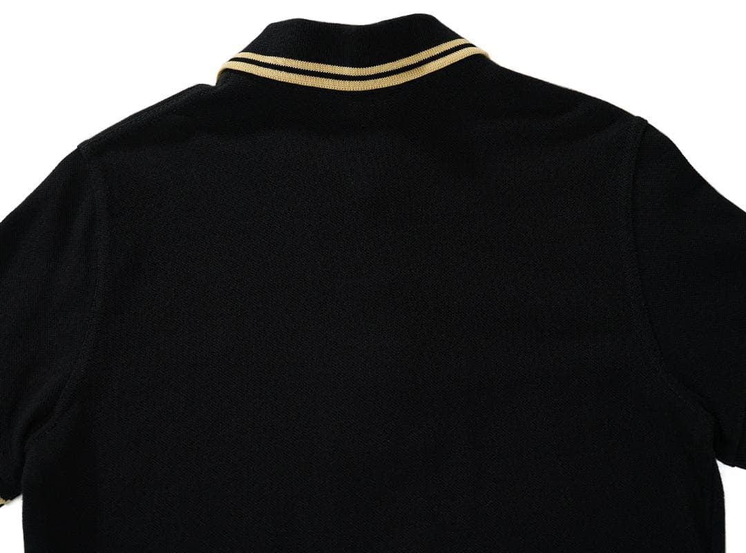 イングランド製 FRED PERRY G12 定番 ポロシャツ ブラック 8