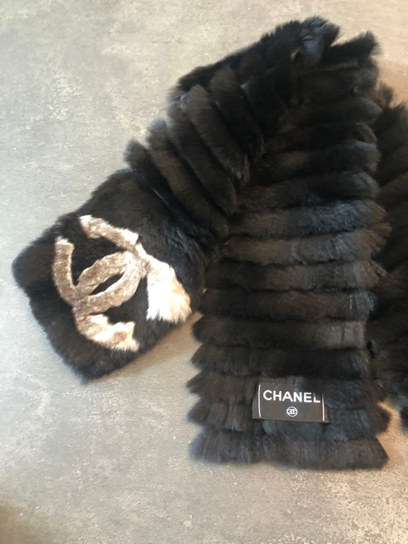 CHANEL オリラグ　マフラー　美品