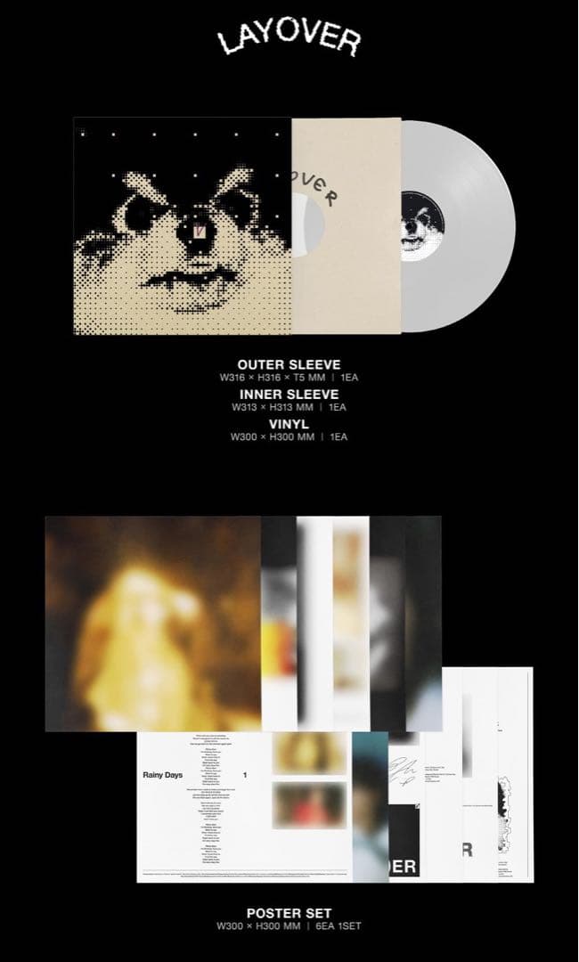 BTS V テテ Layover LP レコード アナログ盤