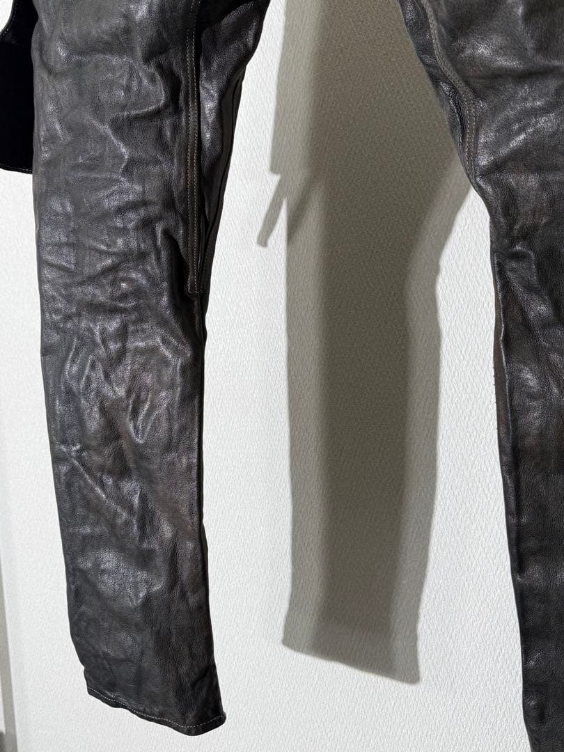 incarnation インカネーション 22aw レザーカーゴパンツ