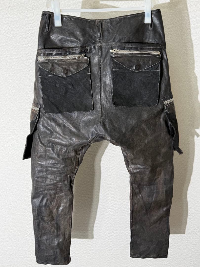 incarnation インカネーション 22aw レザーカーゴパンツ
