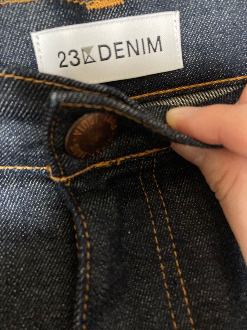 23区　DENIM デニムスカート　ネイビー　38