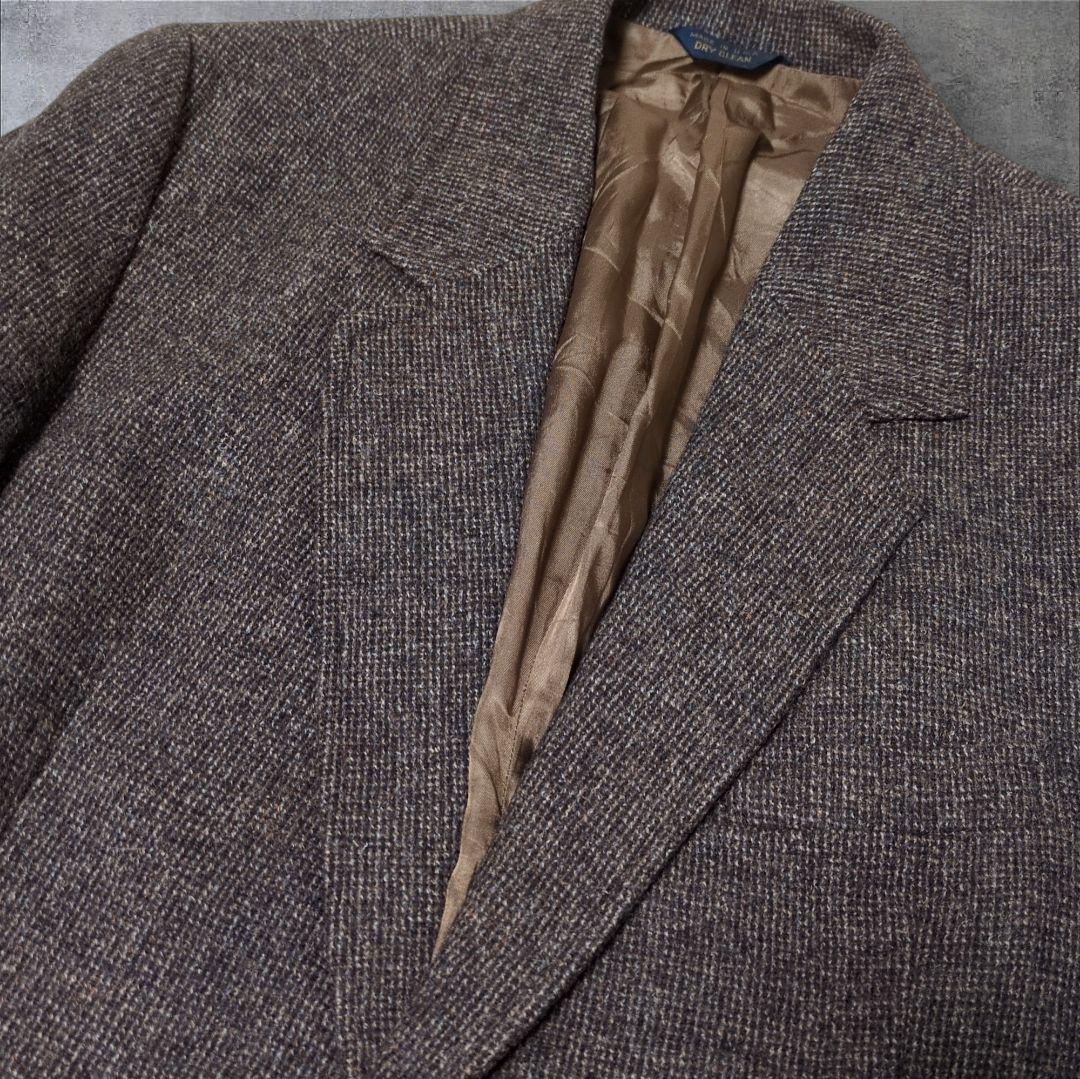 PENDLETON ツイード USA製 ウール テーラード エルボーパッチ