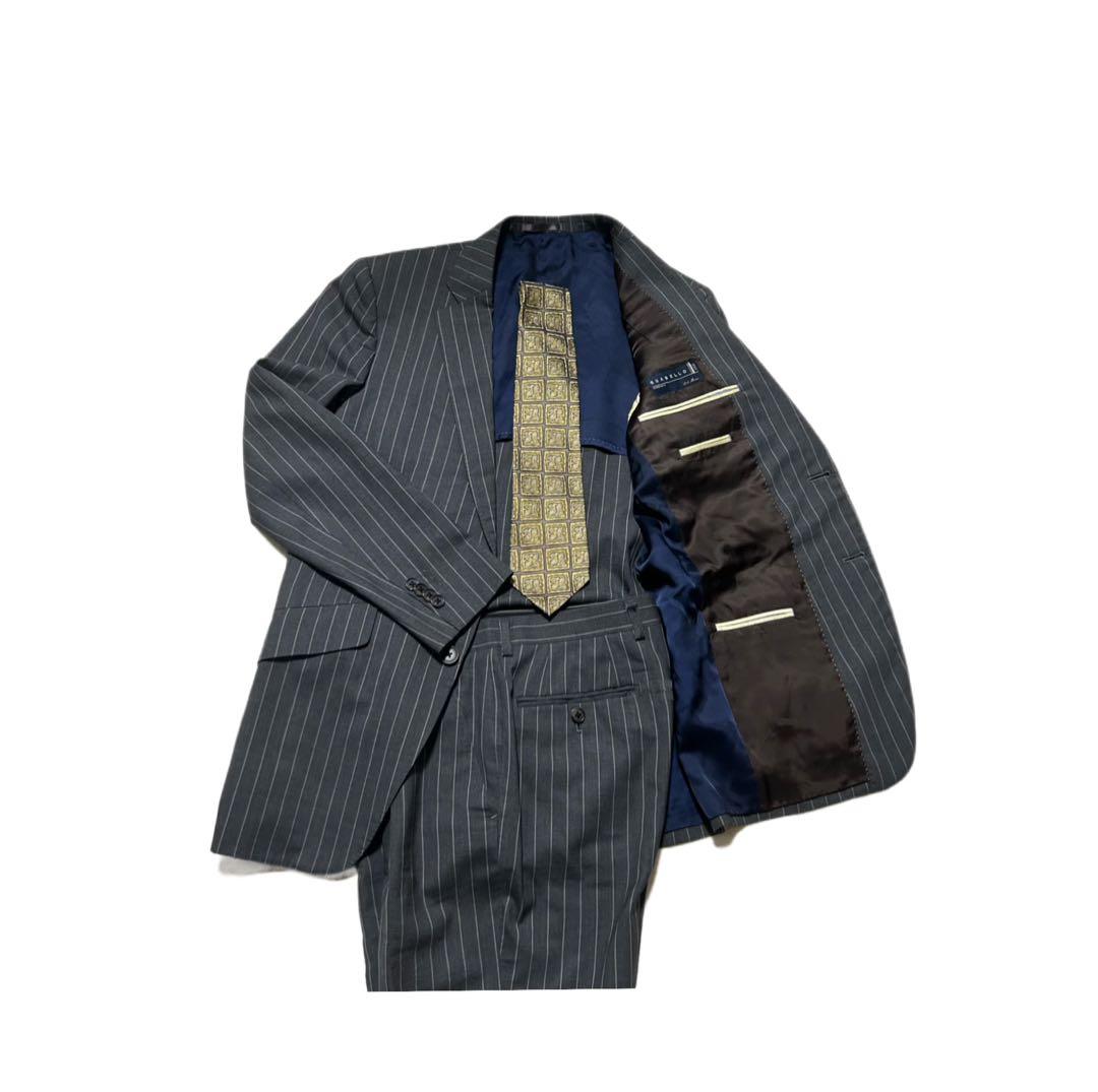 ✨美品✨PaulSmith スーツ　セットアップ　ストライプ　おまけ付き　ゼニア